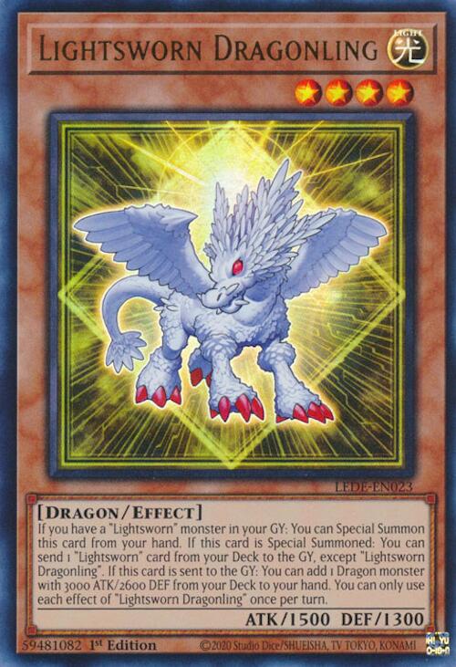 Lightsworn Dragonling [LEDE-EN023] Ultra Rare | The CG Realm