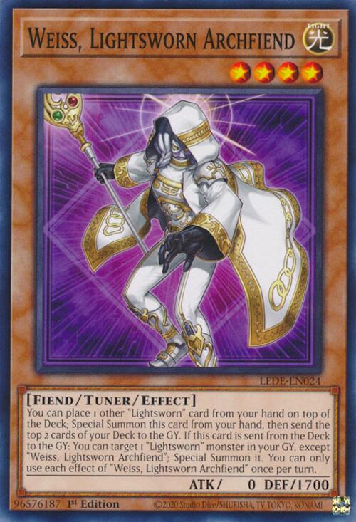 Weiss, Lightsworn Archfiend [LEDE-EN024] Common | The CG Realm