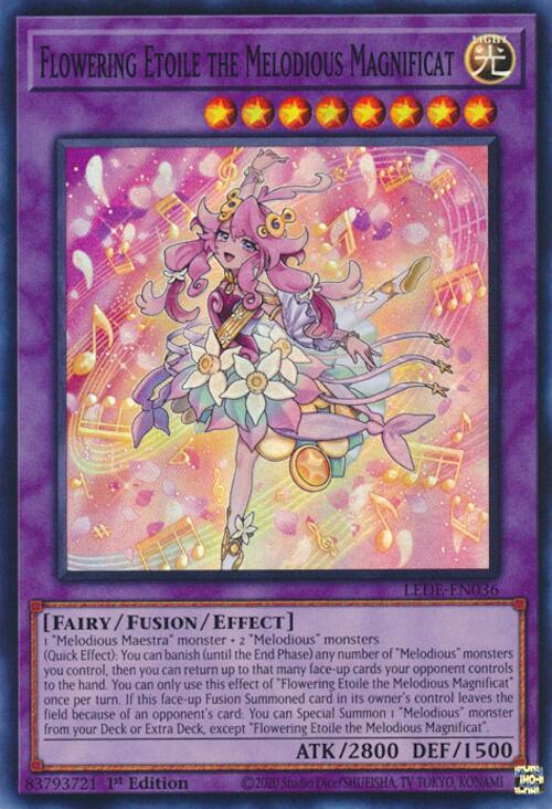 Flowering Etoile the Melodious Magnificat [LEDE-EN036] Super Rare | The CG Realm