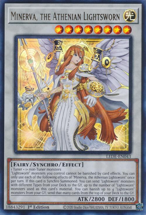 Minerva, the Athenian Lightsworn [LEDE-EN043] Ultra Rare | The CG Realm