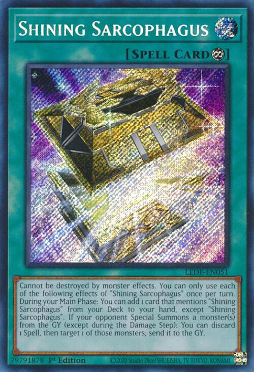 Shining Sarcophagus [LEDE-EN051] Secret Rare | The CG Realm