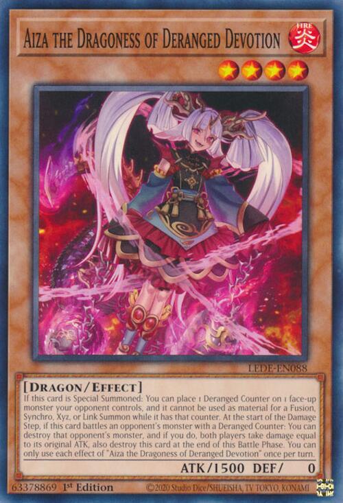 Aiza the Dragoness of Deranged Devotion [LEDE-EN088] Common | The CG Realm