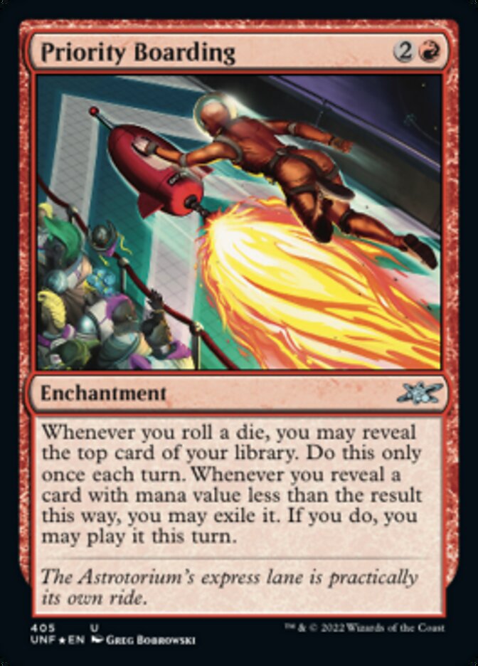 Priority Boarding (Galaxy Foil) [Unfinity] | The CG Realm