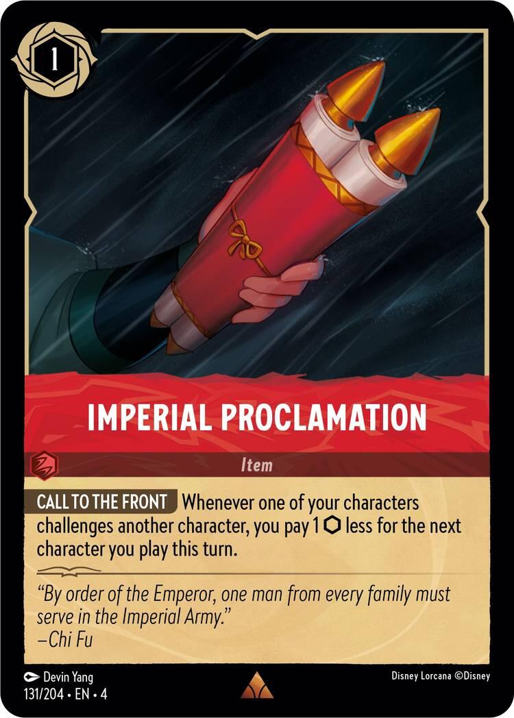 Imperial Proclamation (131/204) [Ursula's Return] | The CG Realm