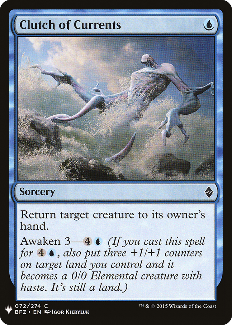 Clutch of Currents (LIST-BFZ-72) - The List