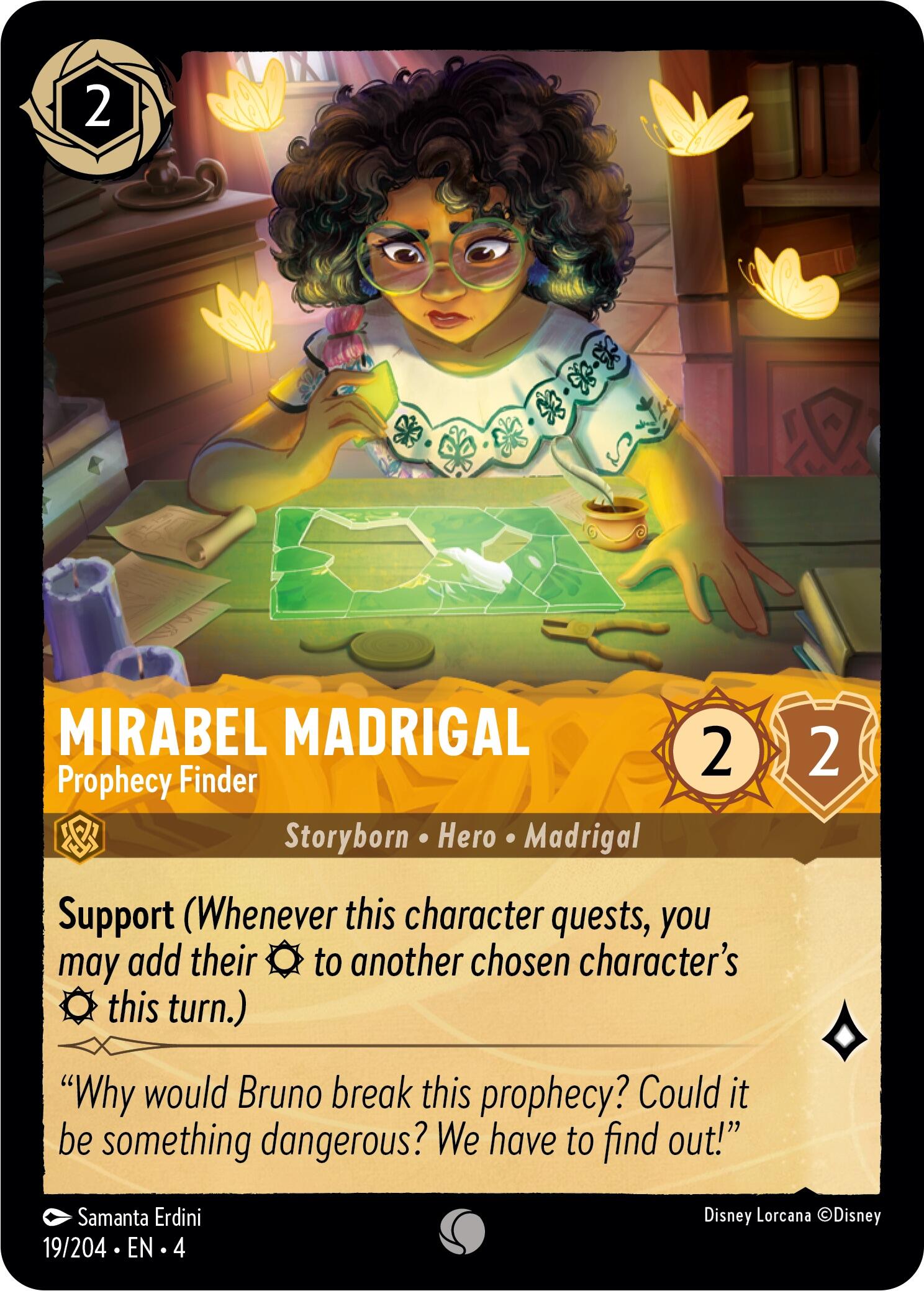Mirabel Madrigal - Prophecy Finder (19/204) [Ursula's Return] | The CG Realm