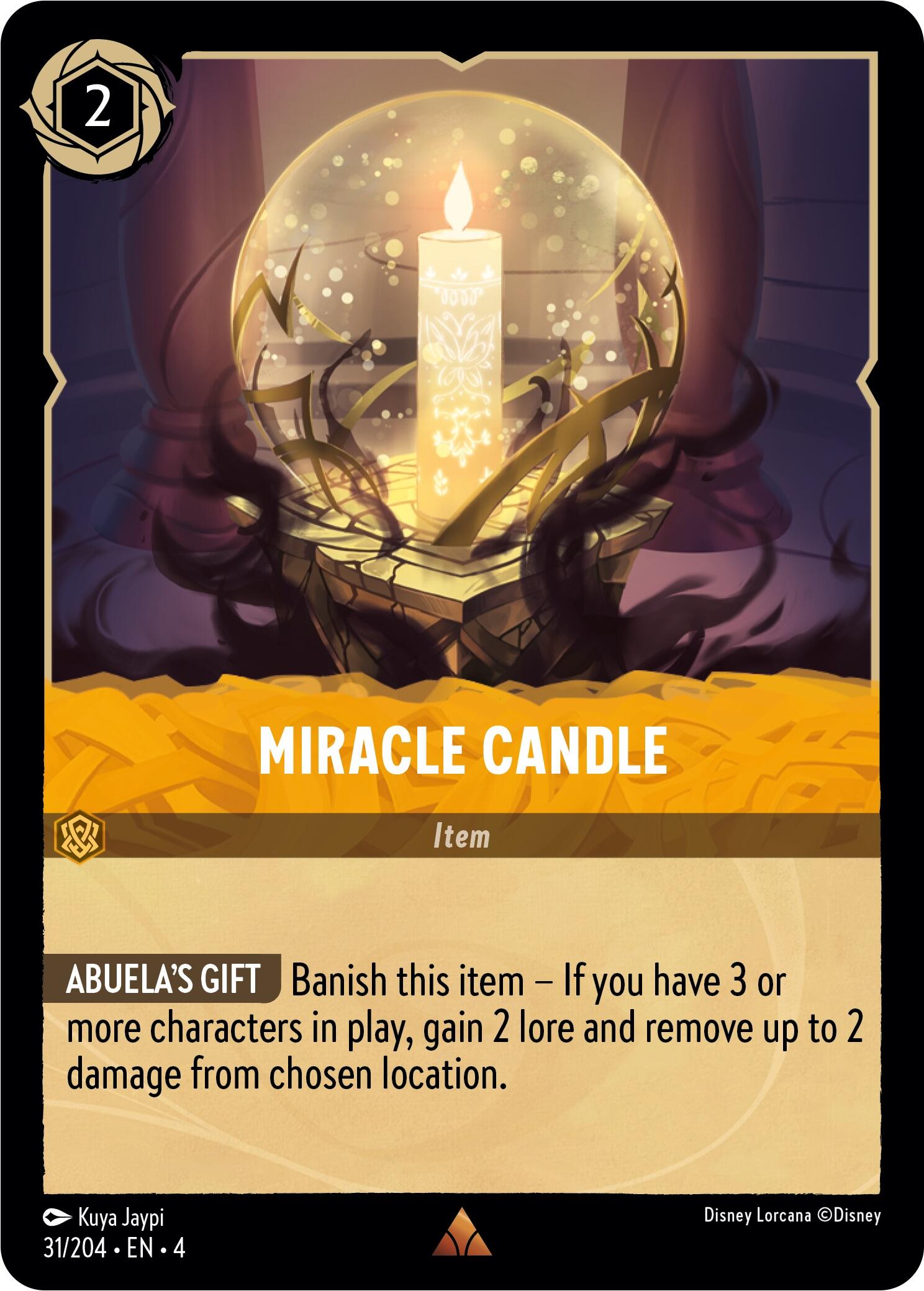 Miracle Candle (31/204) [Ursula's Return] | The CG Realm