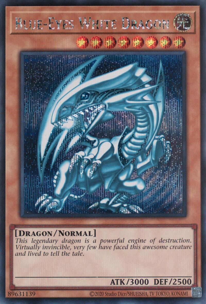 Blue-Eyes White Dragon (Secret Rare) Secret Rare | The CG Realm