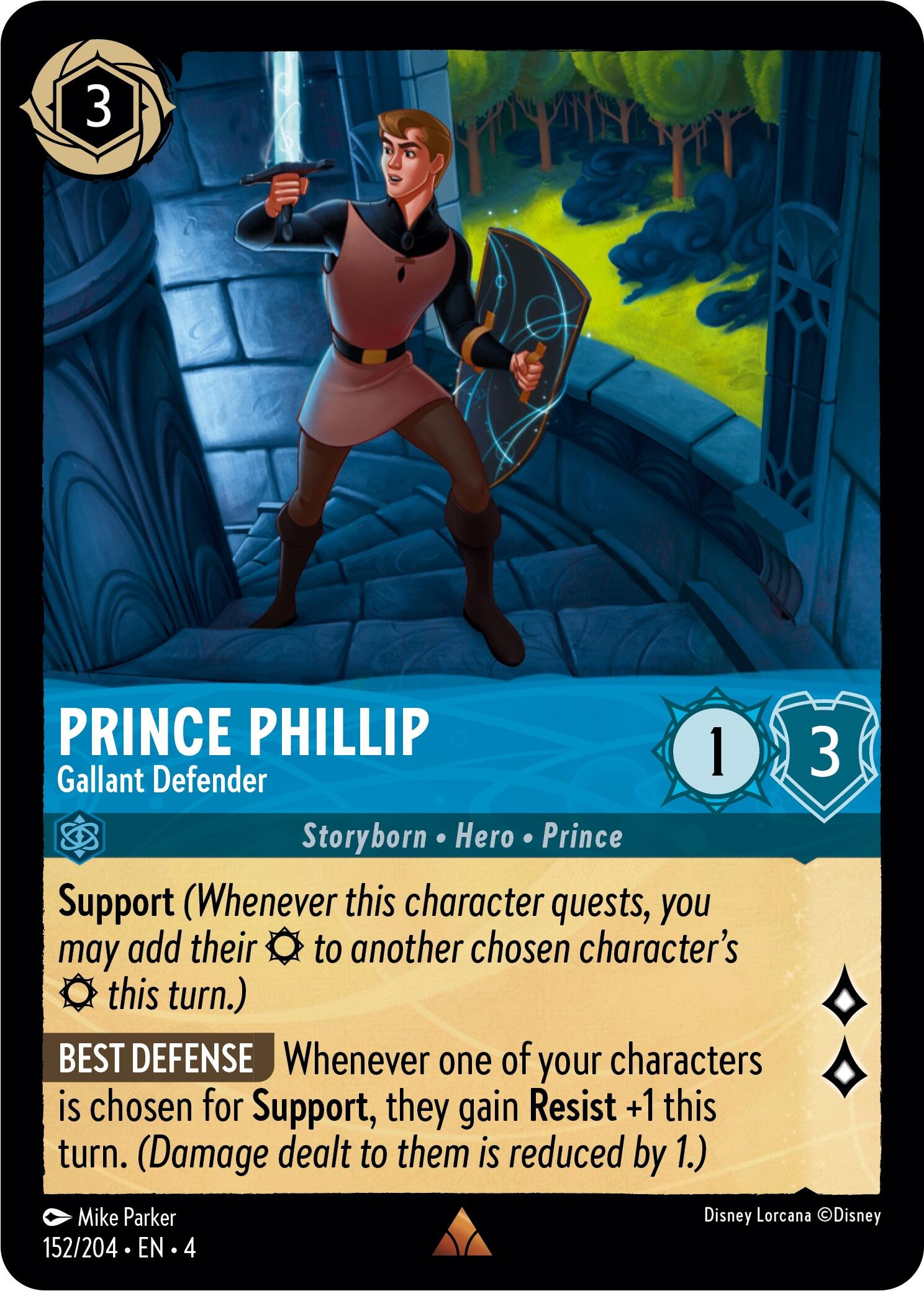 Prince Phillip - Gallant Defender (152/204) [Ursula's Return] | The CG Realm