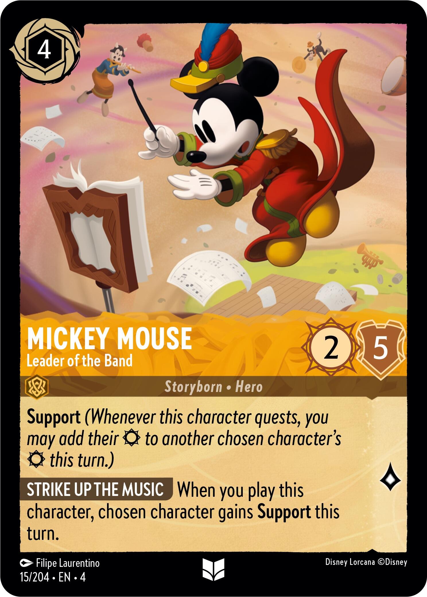Mickey Mouse - Leader of the Band (15/204) [Ursula's Return] | The CG Realm