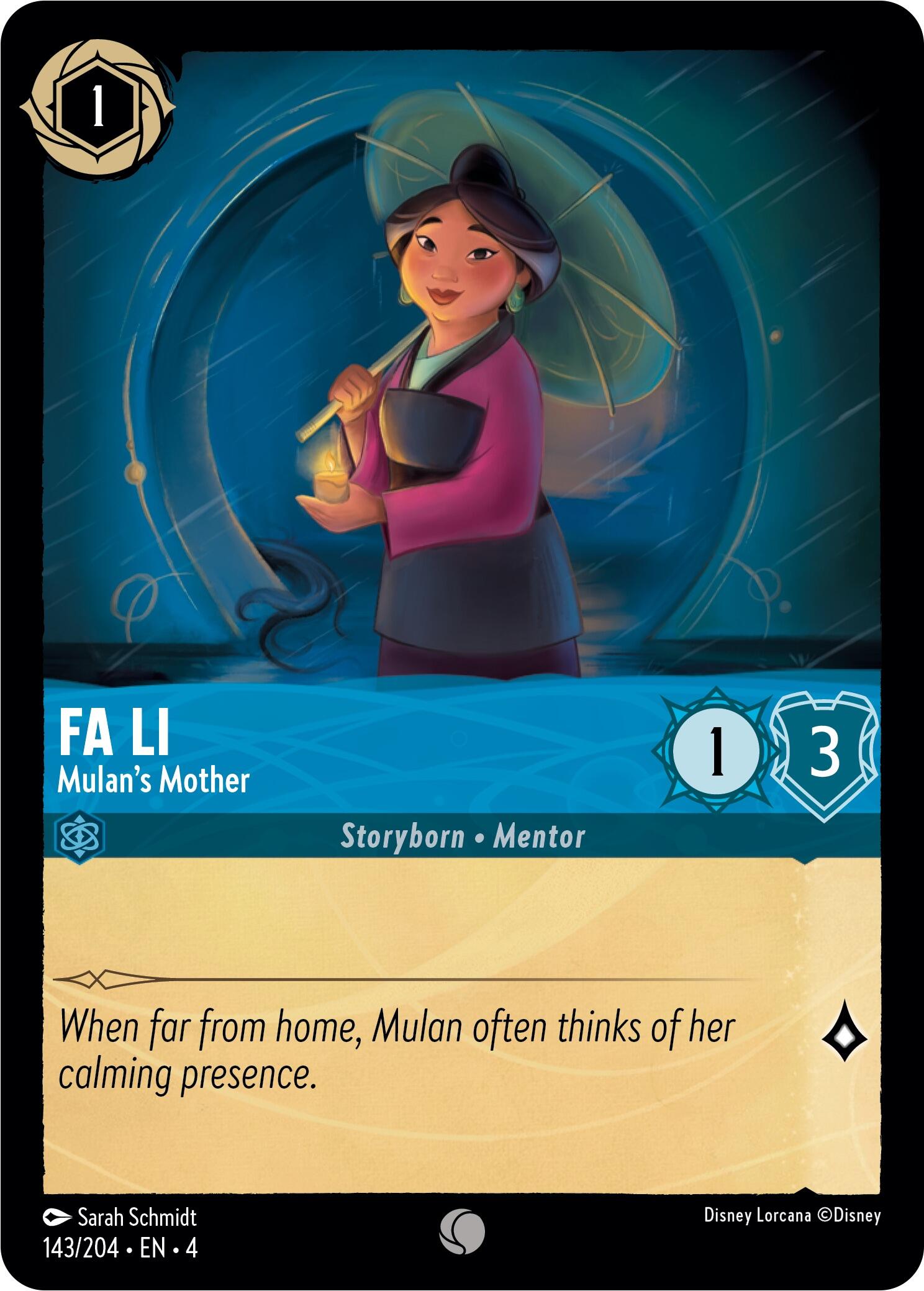 Fa Li - Mulan's Mother (143/204) [Ursula's Return] | The CG Realm