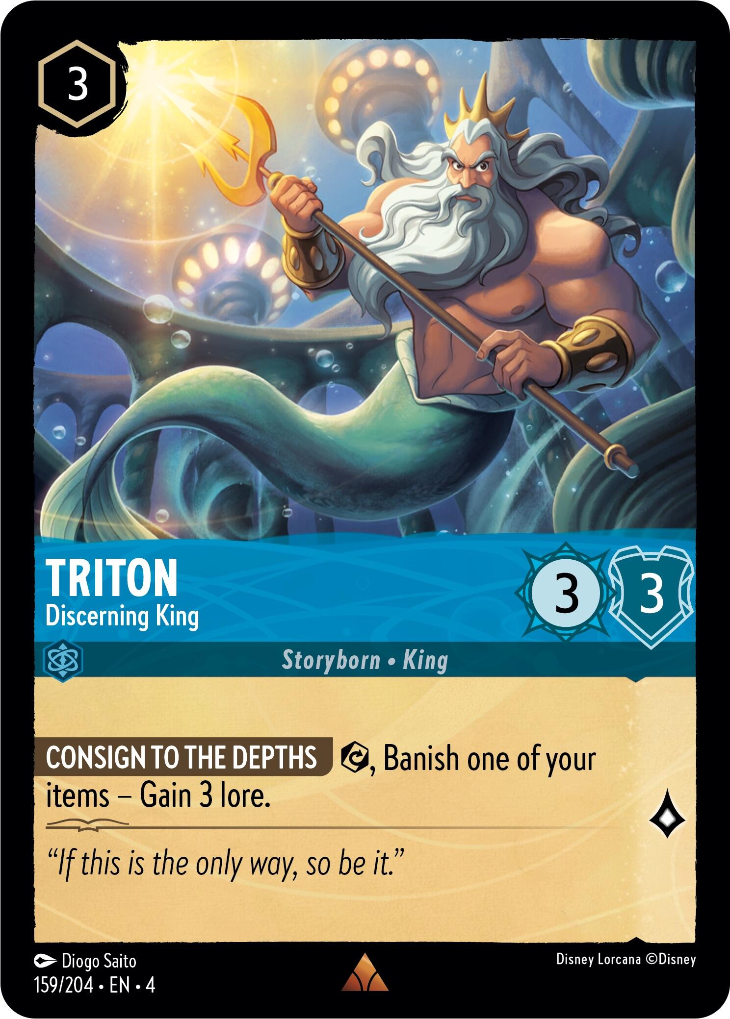 Triton - Discerning King (159/204) [Ursula's Return] | The CG Realm