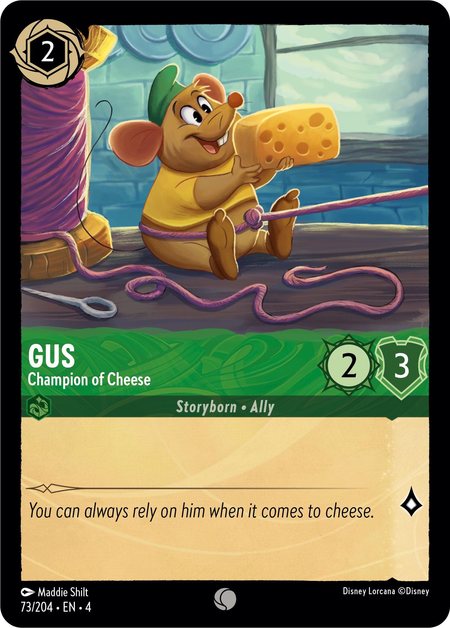 Gus - Champion of Cheese (73/204) [Ursula's Return] | The CG Realm