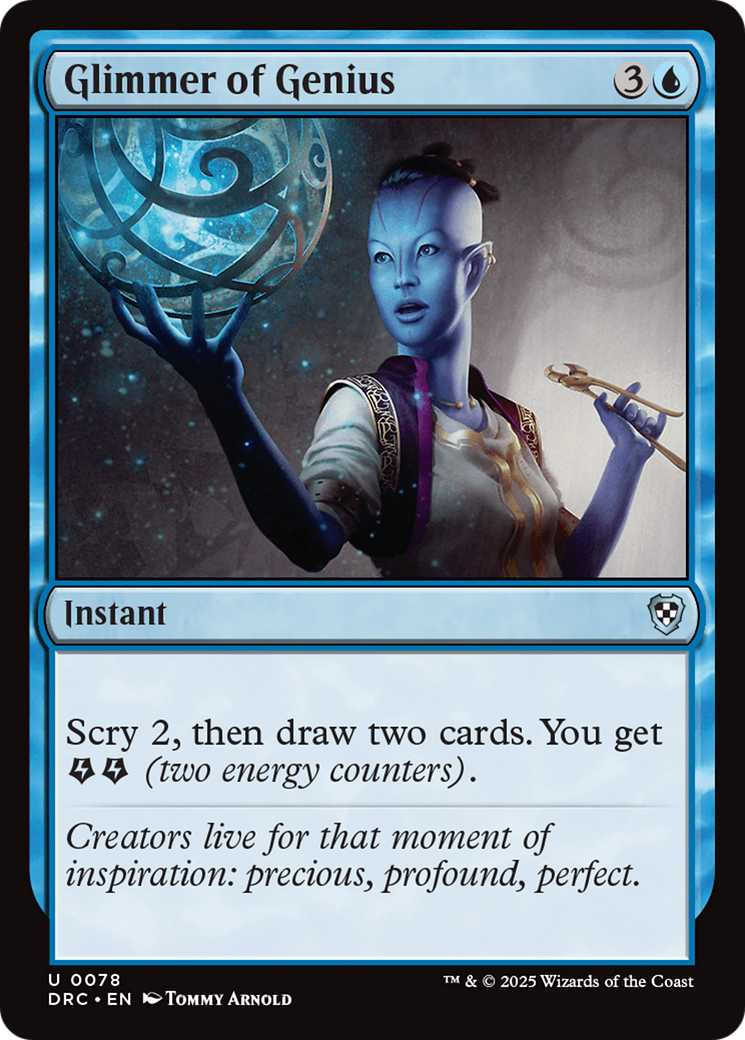Glimmer of Genius [Aetherdrift Commander] | The CG Realm