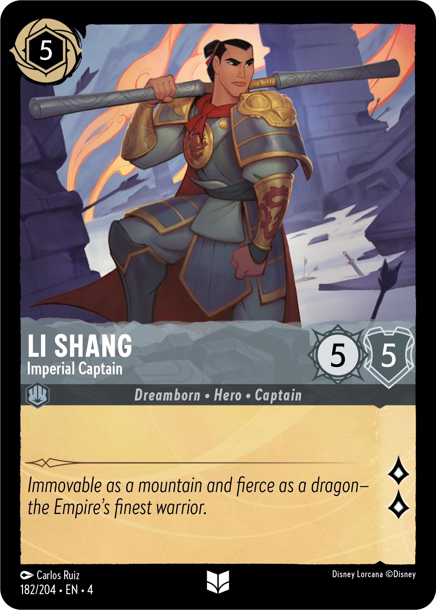 Li Shang - Imperial Captain (182/204) [Ursula's Return] | The CG Realm