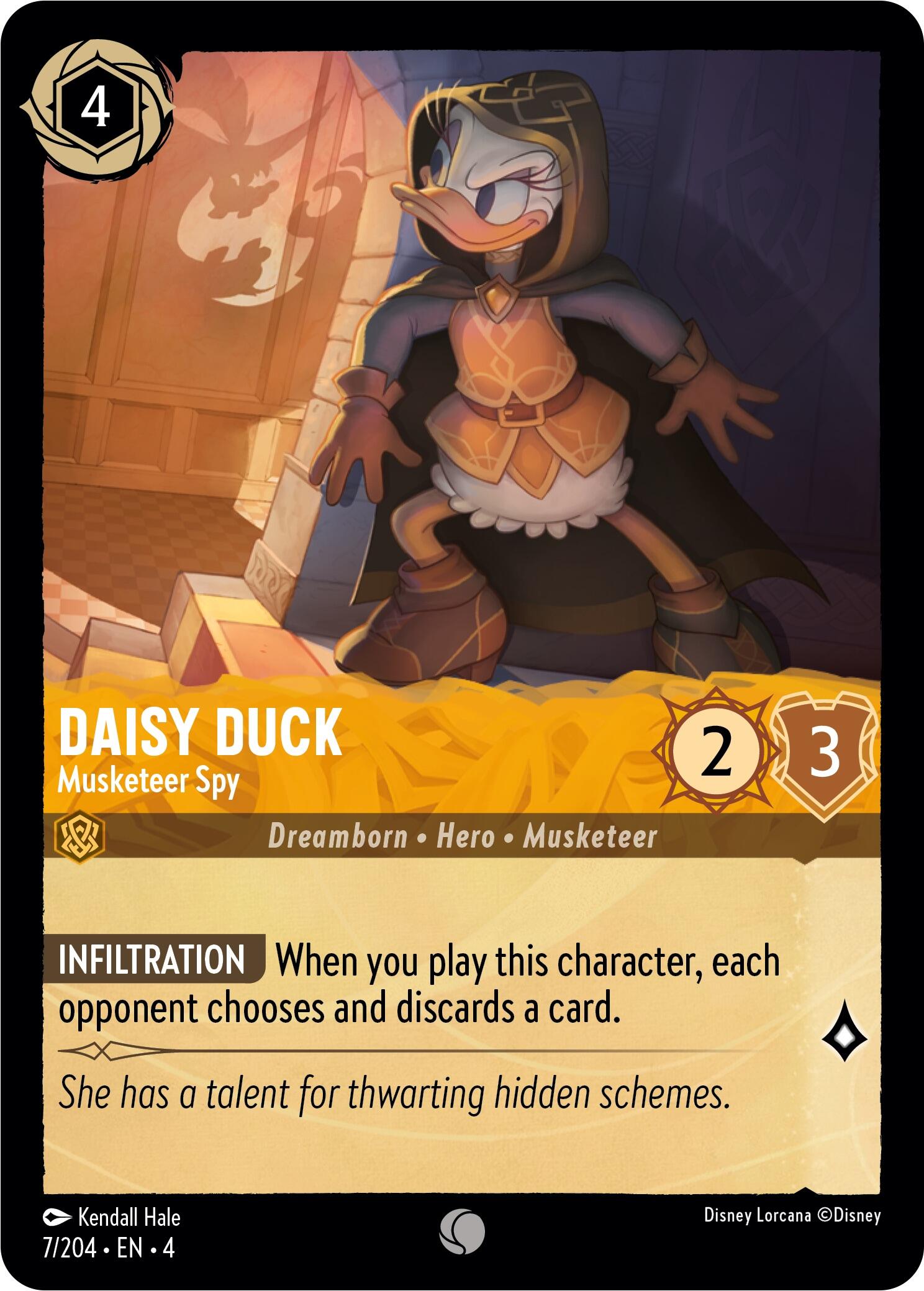 Daisy Duck - Musketeer Spy (7/204) [Ursula's Return] | The CG Realm