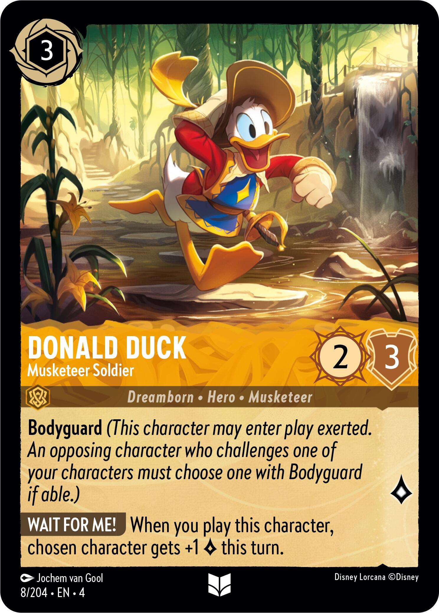 Donald Duck - Musketeer Soldier (8/204) [Ursula's Return] | The CG Realm