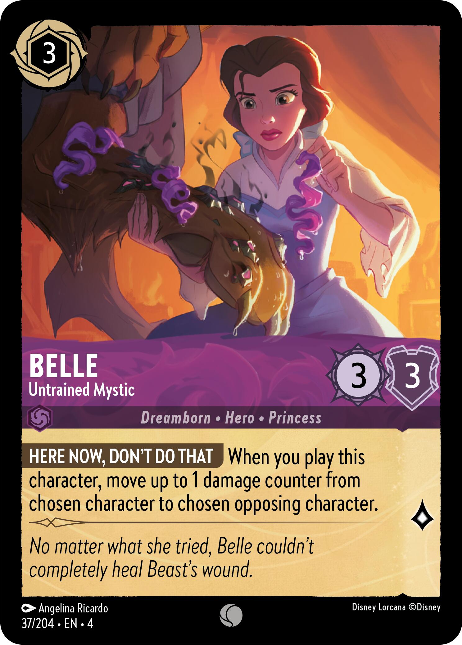 Belle - Untrained Mystic (37/204) [Ursula's Return] | The CG Realm