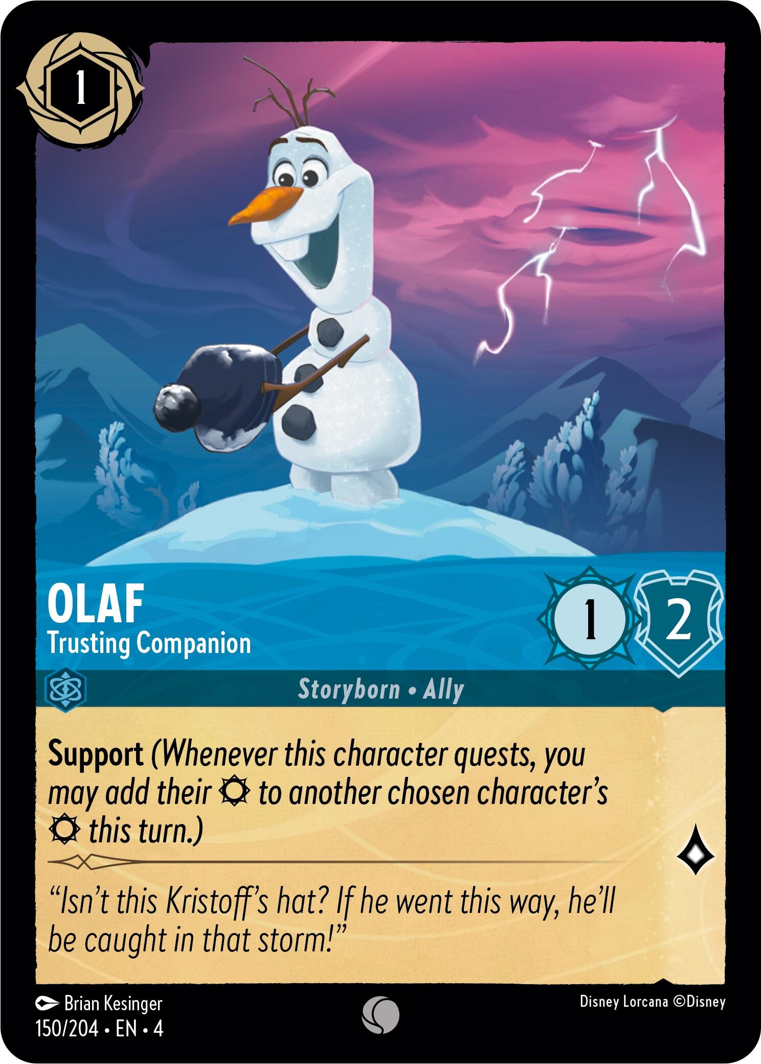 Olaf - Trusting Companion (150/204) [Ursula's Return] | The CG Realm