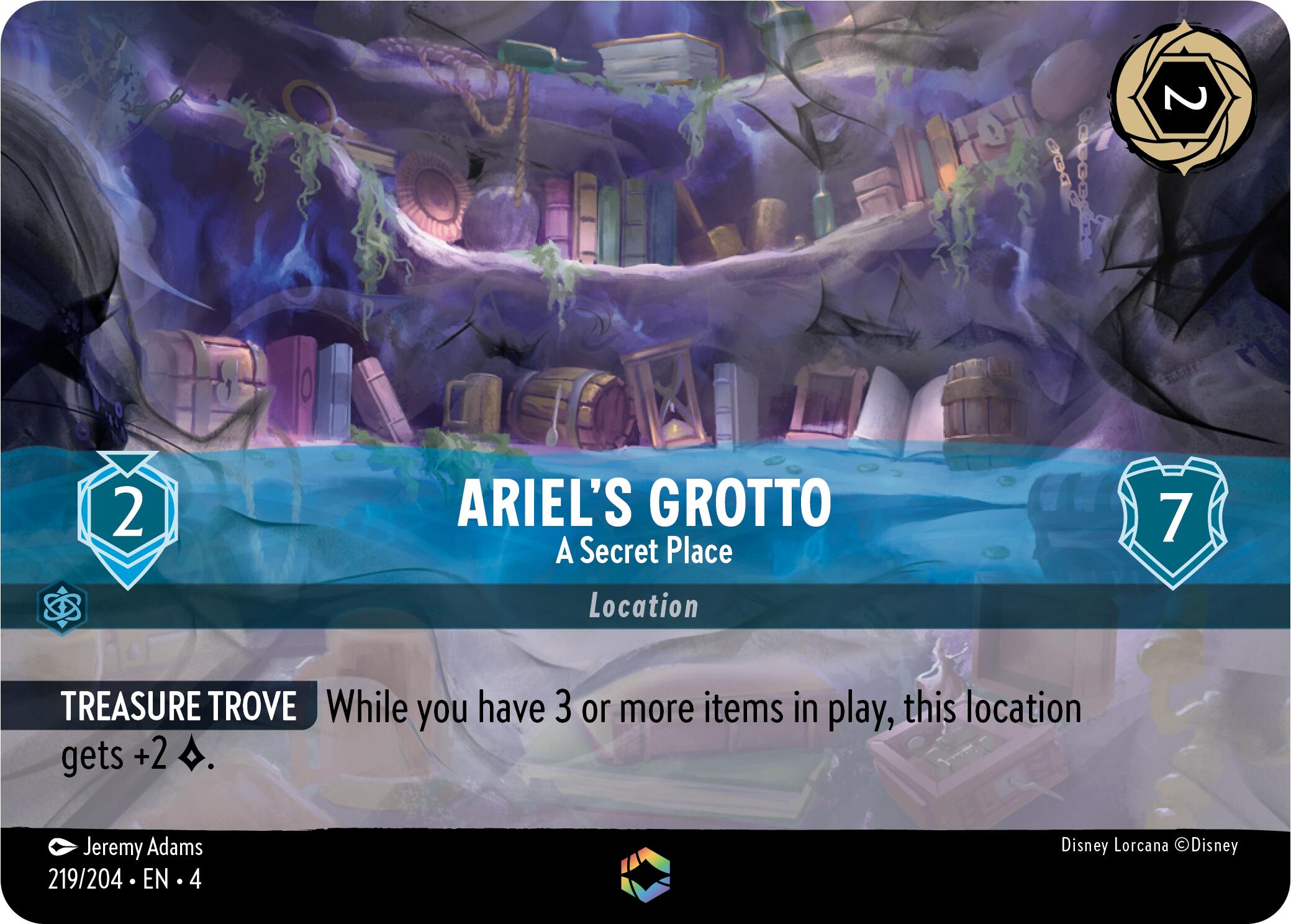 Ariel's Grotto - A Secret Place (Enchanted) (219/204) [Ursula's Return] | The CG Realm