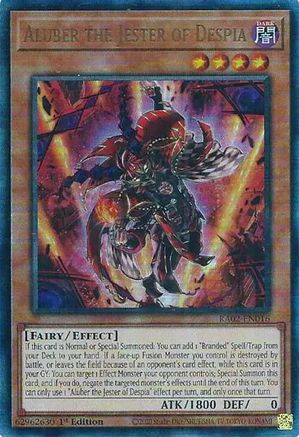 Aluber the Jester of Despia (PUR) (RA02-EN016) - 25th Anniversary Rarity Collection II 1st Edition