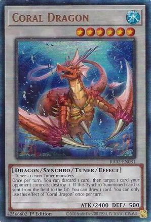 Coral Dragon (PUR) (RA02-EN031) - 25th Anniversary Rarity Collection II 1st Edition