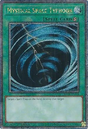 Mystical Space Typhoon (Quarter Century Secret Rare) (RA02-EN048) - 25th Anniversary Rarity Collection II 1st Edition