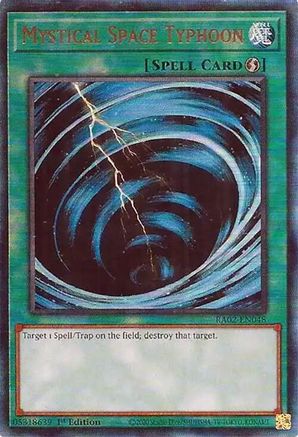 Mystical Space Typhoon (PUR) (RA02-EN048) - 25th Anniversary Rarity Collection II 1st Edition