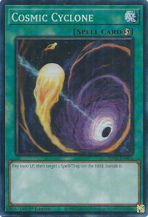 Cosmic Cyclone (PCR) (RA02-EN061) - 25th Anniversary Rarity Collection II 1st Edition