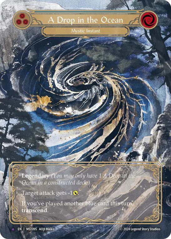 A Drop in the Ocean // Inner Chi (Marvel) [MST095] (Part the Mistveil)  Cold Foil | The CG Realm