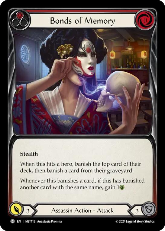 Bonds of Memory (Red) [MST115] (Part the Mistveil)  Rainbow Foil | The CG Realm