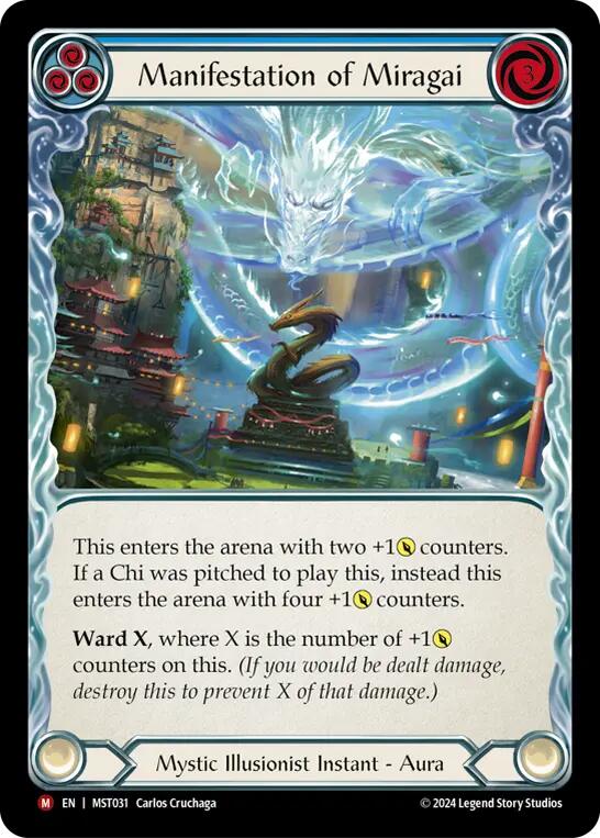 Manifestation of Miragai [MST031] (Part the Mistveil)  Rainbow Foil | The CG Realm