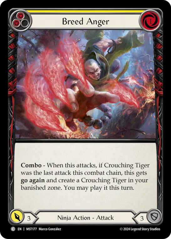Breed Anger (Yellow) [MST177] (Part the Mistveil) | The CG Realm