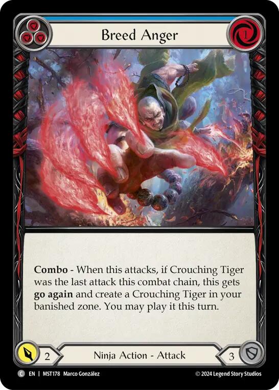 Breed Anger (Blue) [MST178] (Part the Mistveil) | The CG Realm