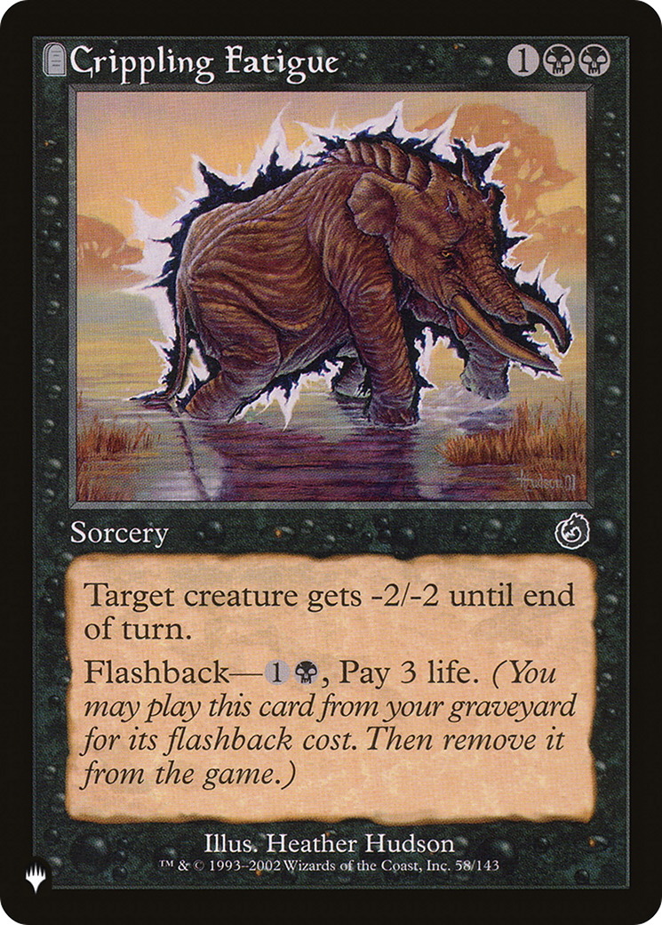 Crippling Fatigue [The List] | The CG Realm