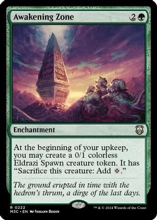 Awakening Zone (Ripple Foil) (M3C-222) - Modern Horizons 3 Commander Foil