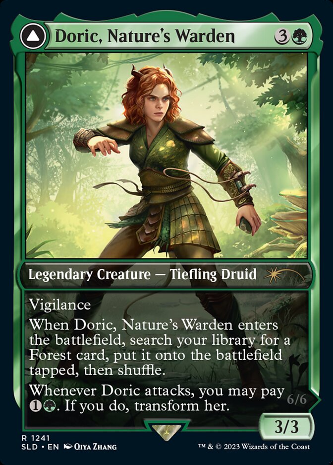 Doric, Nature's Warden // Doric, Owlbear Avenger [Secret Lair Drop Series] | The CG Realm