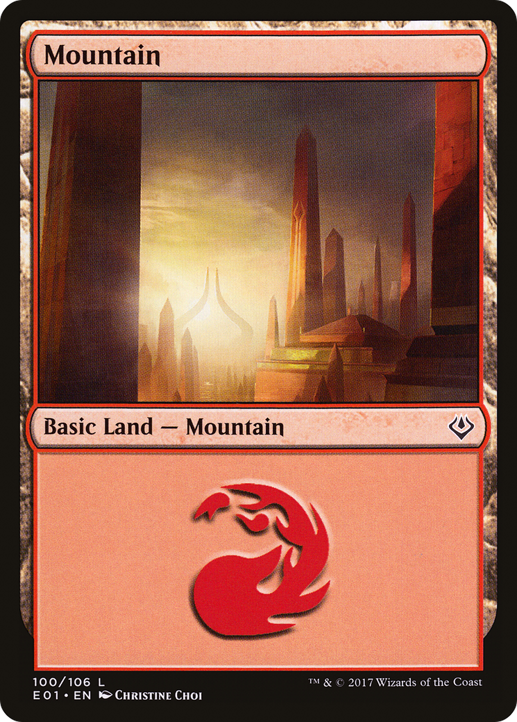 Mountain (100) (AC2-100) - Archenemy: Nicol Bolas
