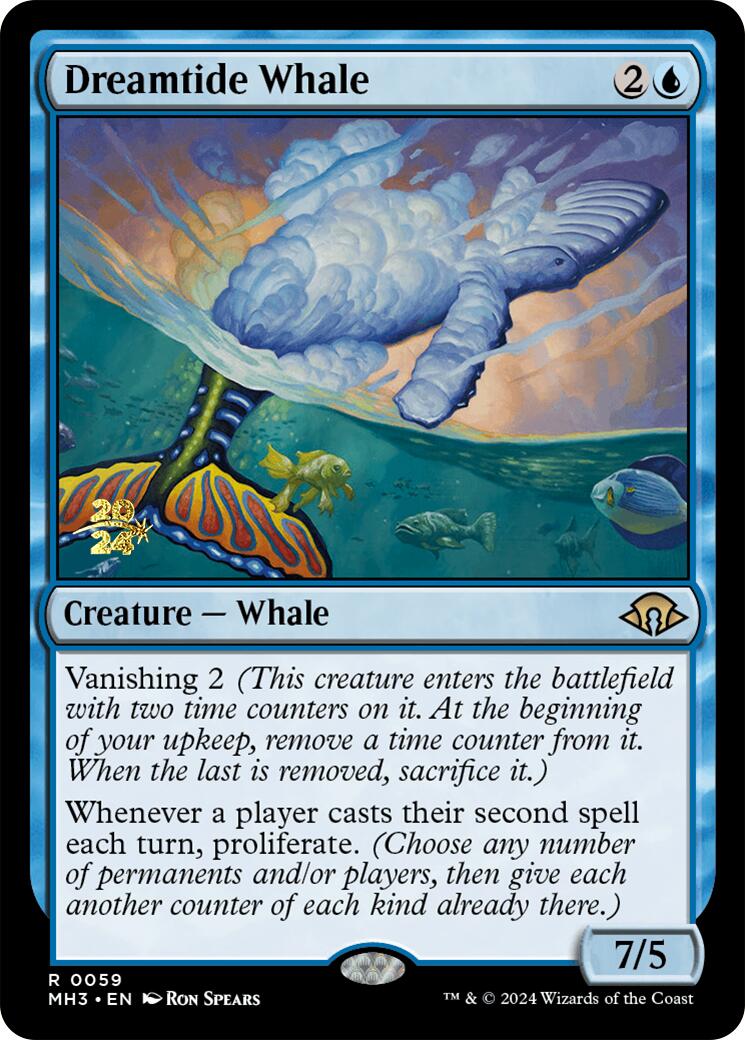Dreamtide Whale [Modern Horizons 3 Prerelease Promos] | The CG Realm