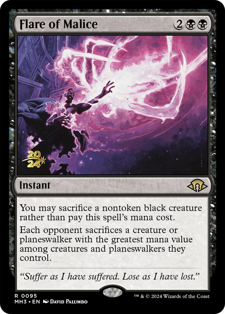 Flare of Malice [Modern Horizons 3 Prerelease Promos] | The CG Realm