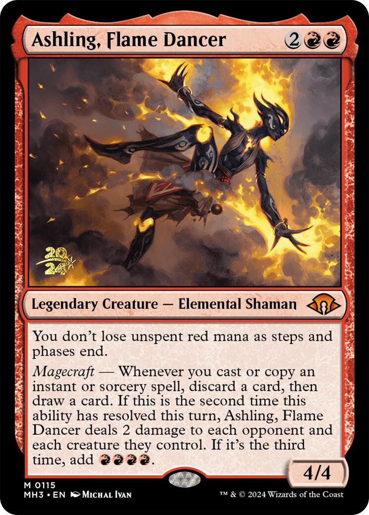 Ashling, Flame Dancer [Modern Horizons 3 Prerelease Promos] | The CG Realm