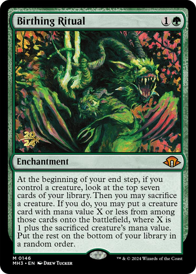 Birthing Ritual [Modern Horizons 3 Prerelease Promos] | The CG Realm