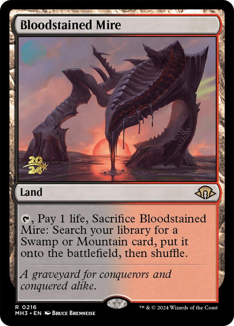 Bloodstained Mire [Modern Horizons 3 Prerelease Promos] | The CG Realm