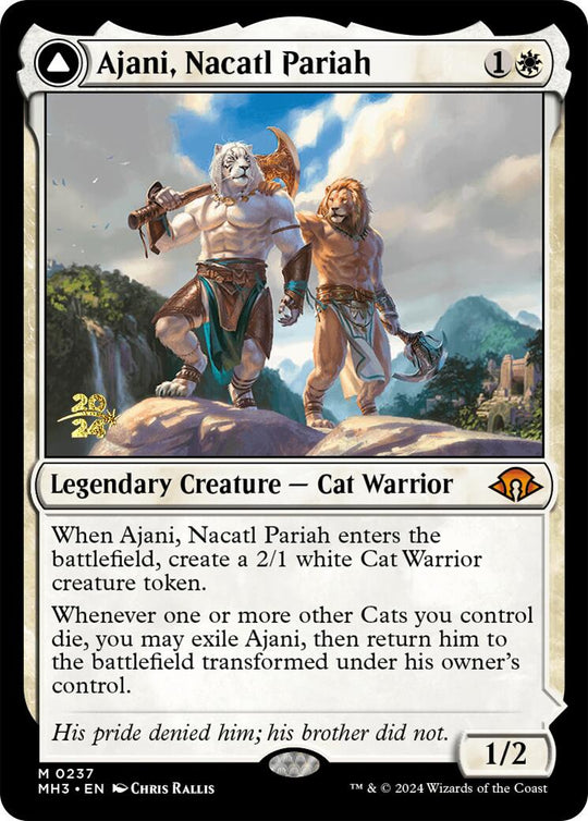 Ajani, Nacatl Pariah (PRE-237) - Modern Horizons 3 Promos Foil