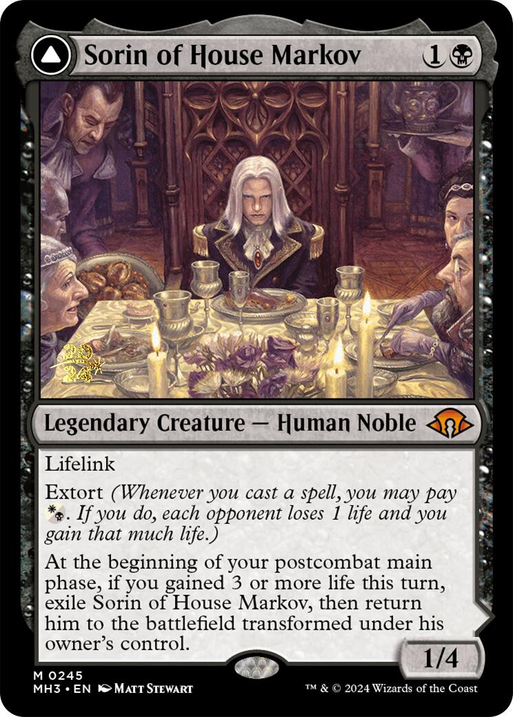 Sorin of House Markov (PRE-245) - Modern Horizons 3 Promos Foil