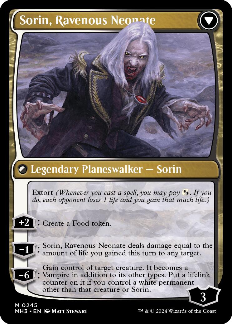 Sorin of House Markov [Modern Horizons 3 Prerelease Promos] | The CG Realm