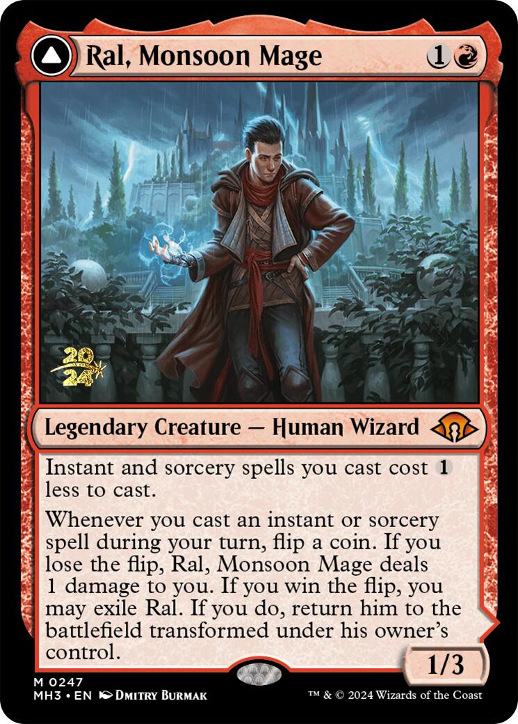 Ral, Monsoon Mage (PRE-247) - Modern Horizons 3 Promos Foil