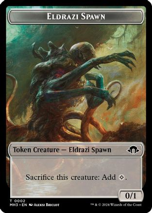 Eldrazi Spawn // Copy Double-Sided Token (MH3-2 // 1) - Modern Horizons 3 Foil