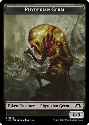 Phyrexian Germ // Cat Warrior Double-Sided Token (MH3-16 // 5) - Modern Horizons 3 Foil
