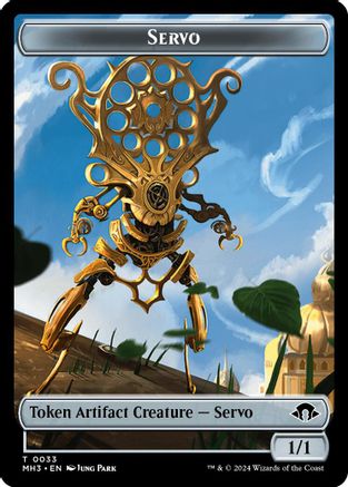 Servo // Kraken Double-Sided Token (MH3-33 // 11) - Modern Horizons 3 Foil